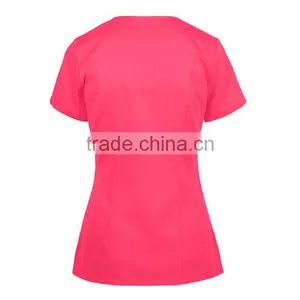 Custom Hot Sale Medical Uniforms V-neck Scrub Tops thumbnail-4