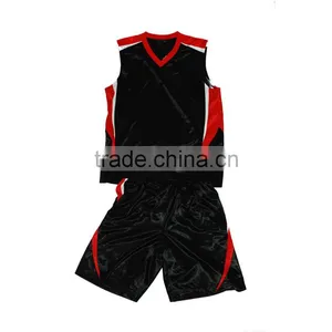 Polyester Black Basketball Uniforms thumbnail-1