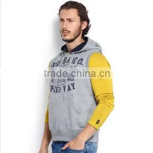 Bodybuilding Mens Custom Sleeveless Hoodie Factory for Sale thumbnail-4