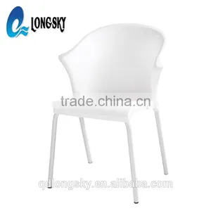 LS-4019 Cheap Outdoor Indoor Garden All Colour Available Dining pp Polypropylene Plastic Chair thumbnail-2