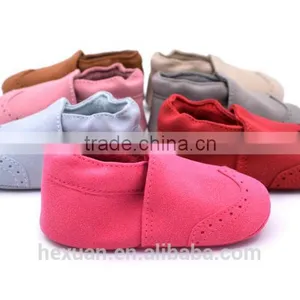 Baby Shoes Nubuck Baby Moccasins Newborn Shoes Soft Infants Crib Shoes Sneakers First Walker thumbnail-3
