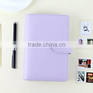 A6/A6 Faux Leather Cover Loose Leaf Agenda Planner Custom Daily Planner Dairy With Clasp/insert Pocket /pen Holder thumbnail-5