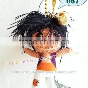 Handmade Keychains Keyrings Voodoo Doll String Accessories Bag Gifts thumbnail-1