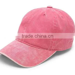 2017 Custom Made One Size to Fit All Acid Washed Plain Blank Dad Hat for Ladies thumbnail-5
