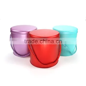 Tinplate Cans Packaging Tin Box Monochromatic Diy and Joyful Carrying Iron Boxes Receive a Tin Gift Packaging thumbnail-6