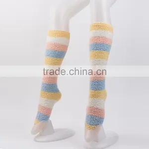 New Women Winter Women Ladies Soft Warm Fluffy Bed Socks Thickening Velvet Bow Thermal Cute Socks thumbnail-2