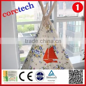 Eco Friendly Wood Pop up Teepee Tent, Toy Tents thumbnail-3