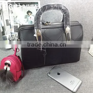 Hot Sales Monster Leather Small Key Bag Key Holder Wallet With Mink Fur thumbnail-5