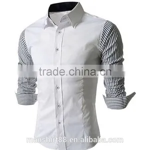 Men's Casual T-shirts Slim Fit Camisa Dress Shirts thumbnail-1