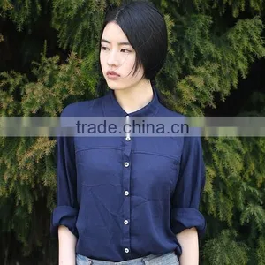 Thin Women Chiffon Office Shirt Blouse Fabric thumbnail-1