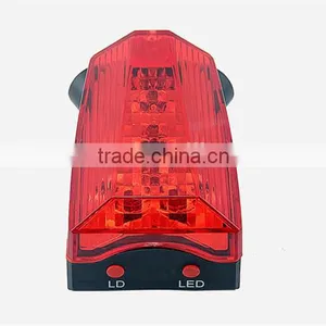 Laser Beams Bicycle Laser Tail Light Rechargeable 5 LED thumbnail-4