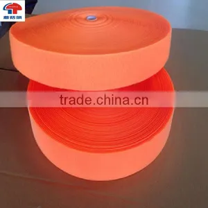 100% Nylon Fastener Tape Orange Sew on Hook and Loop for Bundle Belt thumbnail-2