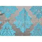 Yarn Dyed Jacquard Woven Fabric / Jacquard Silk Fabric Comfortable thumbnail-1