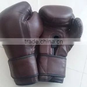 Mexican Leather Boxing Gloves Heavy Hitting Punching Bag Gloves thumbnail-3