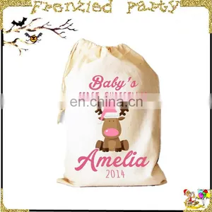 New Christmas Drawstring Santa Sack FGCS-0207 thumbnail-1
