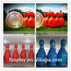 HI Wow !inflatable Bowling Ball Used Bowling Pins Inflatable Bowling for Sale thumbnail-1