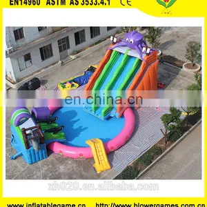 Commerical Giant Inflatable Octopus Water Slide Pool thumbnail-1