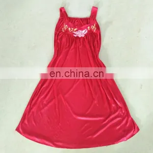 Lady Silk Night Gown Wholesale Used Clothing High Quality thumbnail-1