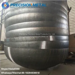 ASME Standard SS316L Material Pipe End Cap Customized Dished Head thumbnail-1