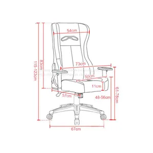 ZX-1013Z Popular High Quality Ergonomic High Back Office Gaming Chair thumbnail-3