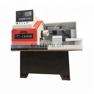 China High Speed Horizontal 2 Axis Mechanical Mini Cnc Lathe for Sale thumbnail-4