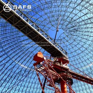 Professional Installation Steel Space Frame Power Dome Coal Storage thumbnail-3