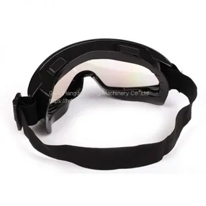 Splash Fog Proof Fit-over Plastic Protective Safety Glasses Goggles With Adjustable Strap thumbnail-4