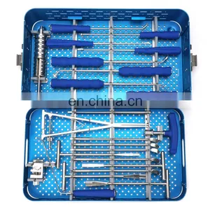 High Quality Spinal Bone Surgery TLIF Peek Cage Instrument Set Spine Orthopedic Surgical Instruments thumbnail-1