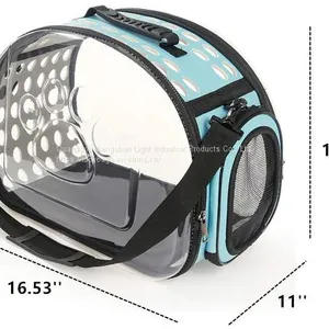 Designed for Travel Hiking Walking & Outdoor Use Pet Capsule Transparent Bag Carrier thumbnail-2