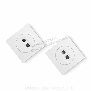MORDIO Factory Direct 5 Year Guarantee Brand OEM PC WHITE 10A Wall Switch and Socket Germany French Russia 16A SOCKET thumbnail-2