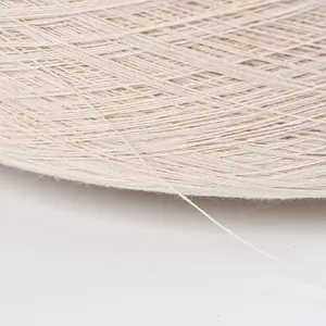Ne5.5s Raw White Recycled Polyester Cotton Yarn for Weaving Belt Tape thumbnail-4