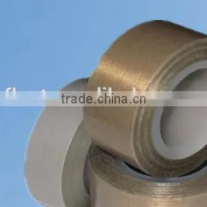 260C Heat Resistant Transparent Teflon Tape With Silicone Adhesive Made in China UL Certificated Yellow Color thumbnail-1