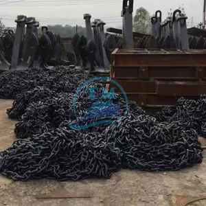 70mm Stud Chain/ u3 Studless Anchor Chain/black Coated Marine Chain thumbnail-2