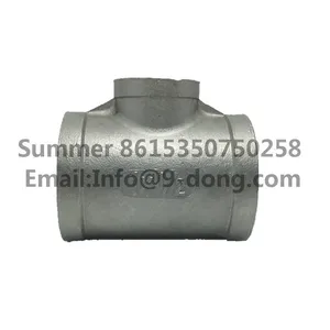 Stainless Steel 201 304 Pipe Tee Fitting SUS Female Threads Tee Water Plumbing Pipe Equal Tee Fitting thumbnail-1