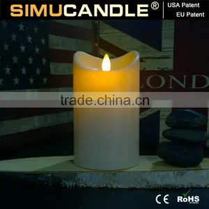 Resin Flameless Votive Candle LED With Moving Wick With EU and USA Patent thumbnail-3
