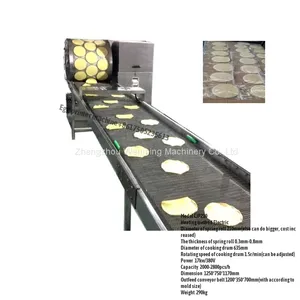 Automatic Lumpia Roller Lumpia Wrapper Making Machine Lumpia Wrapper Maker Spring Roll Wrapping Machine for Sale thumbnail-1