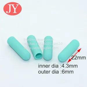 Factory Price Hot Selling Blue Plastic Aglet Custom Round Polyester Rope With Two Tone Shoelace Aglet thumbnail-3