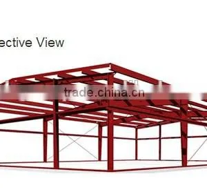 Large Span Supermarket With High Strength Q345 Steel Frame Epoxy Painted thumbnail-3
