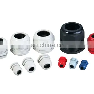 White Cable Gland Waterproof Adjustable 3-16mm Cable Connectors PG7 PG9 PG11 PG13.5 PG16 PG19 Plastic Cable Gland Joints thumbnail-4
