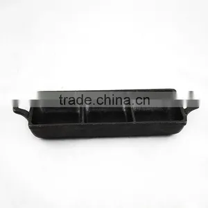 TRIONFO Mini Cast Iron Two Ears Cake Baking Pan thumbnail-2