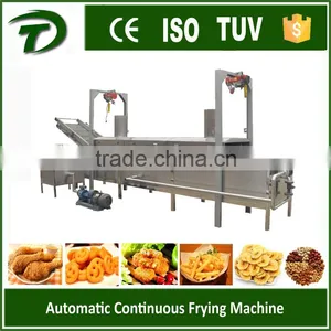 Fruits Chips and Nuts Continuous Frying Machine thumbnail-1