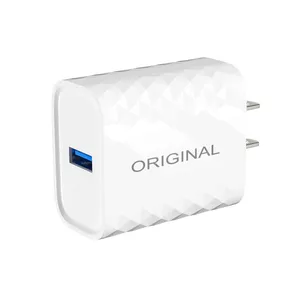 New Single USB Port Power Adapter QC3.0 Wall Charger US EU Plug for Huawei for Samsung Mobile Phone Charger thumbnail-1