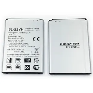 3000mAh BL 53YH Digital Battery For LG G3 D850 D851 D855 LS990 D830 D690 VS985 F400 G3 2017 Year BL-53YH Replacement Batteries thumbnail-5