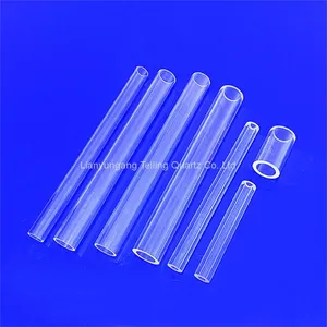 Custom High Temperature Quartz Glass Tube Transparent Quartz Tube thumbnail-2