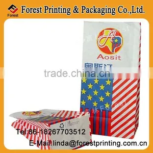 Colorfully Color Printed White Paper Food Bag--fried Chicken Food Bag thumbnail-1