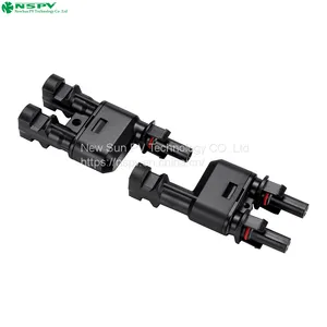 High Qualtity Male Female Waterproof Y Connector Type 2to 1 Solar Panel Connectors thumbnail-3