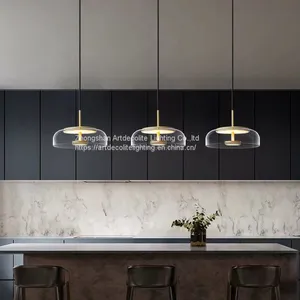 Artdecolite Modern LED Glass Hanging Pendant Light Fixtures thumbnail-1
