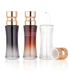 30ml New Small Man Waist Liquid Foundation Bottle Spot Thin Waist Skin Care Product Glass Bottle 30ml Waist Lotion Bottle thumbnail-5