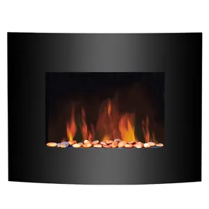 2000W Decor Fireplace Electric Heater Glass Panel Electric Heating Heaters thumbnail-1