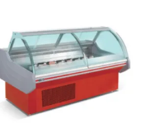 Commercial Fresh Meat Display Showcase Air Cooling Cabinet for Supermarket thumbnail-2